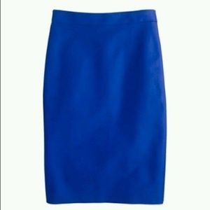 J.Crew Blue Pencil Skirt